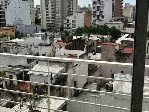Almagro, monoambiente moderno, apto profesional, contrafrente, piso 7, edificio electrico.