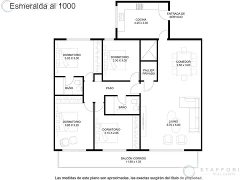 Departamento en Venta de 4 dormitorios