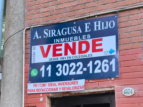 PH a reciclar  172M2  joya oculta en Monroe y Libertador 