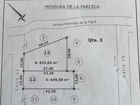 Terreno en Venta en Mar del Sud, USD 25.900