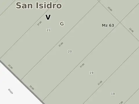 Terreno en Venta de 370,0 m2