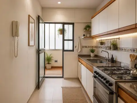 Departamento 3 ambientes con 1 baño