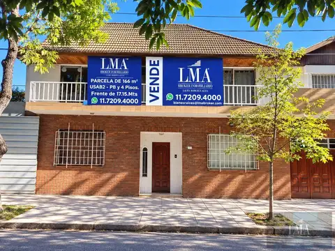 Venta Excelente lote, frente 17.15 ideal uso comercial