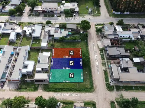 LOTES EN VENTA - B° Obligado - Rqta.