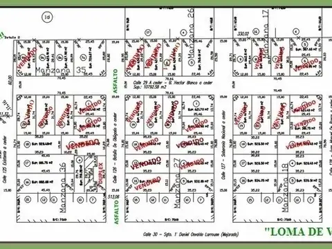 Terreno en Venta 15  mts Frente