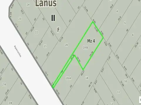 Terreno en Venta en Lanus Este, USD 60.000