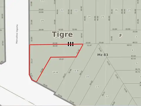 Terreno en venta en Tigre en esquina ideal inversión