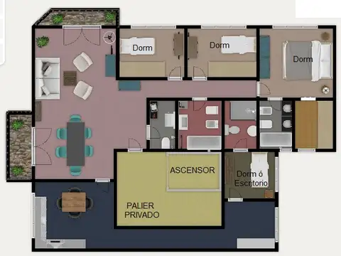 Departamento en Venta de 4 ambientes