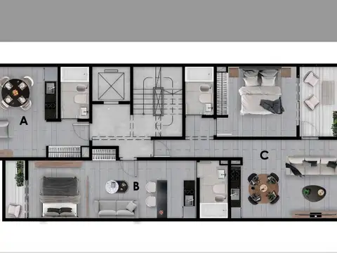 Venta 2 ambientes con amenities en construcción, Nuñez