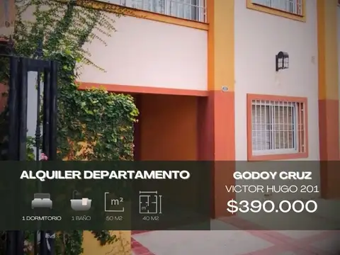 Departamento en alquiler en Godoy Cruz