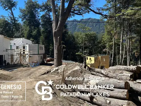 Venta Casa Villa La Angostura 122m2 cubiertos  en pozo, vista parcial al lago 3 dormitorios Villa Co