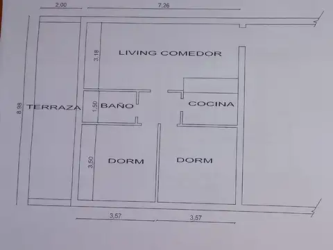 Departamento en Venta en Barracas, USD 85.000