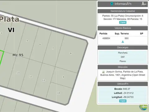 Terreno en Venta de 990,0 m2