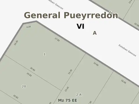 Terreno en Venta de 284,0 m2
