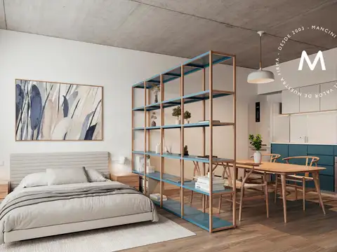 Departamento en venta de 3 ambientes con balcon al frente