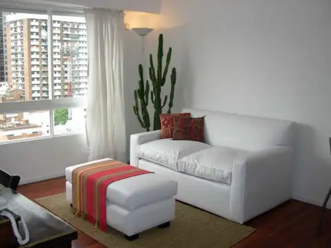 Palermo, Av Santa Fe 3300, piso 15, 2 amb, u$s 900 + luz + gas. 03-04-26 (Alq Min 3 Meses)