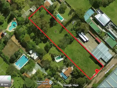 Terreno en Venta 122  mts Fondo