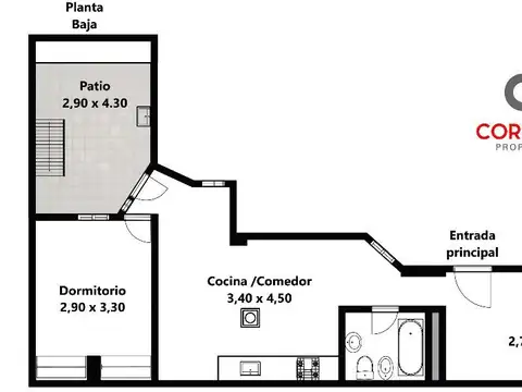 Depto Tipo Casa en Venta al Suroeste