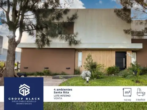 CASA EN VENTA 4 AMBIENTES SANTA RITA LOTE INTERNO