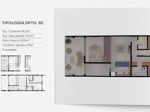 Departamento en Venta al Oeste