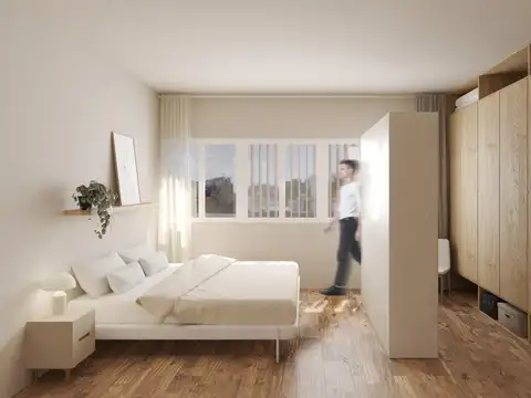 Depto Tipo Casa 3 ambientes con 2 baños