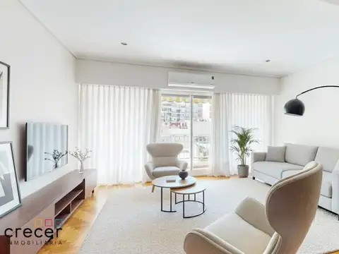 Semipiso en venta de 4 ambientes mas dependencia o escritorio y cochera fija en Caballito