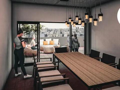 Departamento Monoambiente con 1 baño