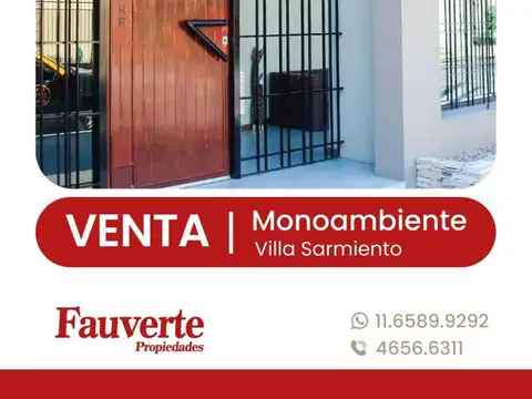 IMPECABLE DEPARTAMENTO EN VILLA SARMIENTO - VENTA