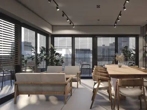 Dpto 2 Ambientes en Pozo en Monte Castro c/ Balcón Terraza y Parrilla | Acepta P