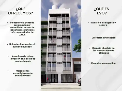 Departamento en Venta de 2 ambientes