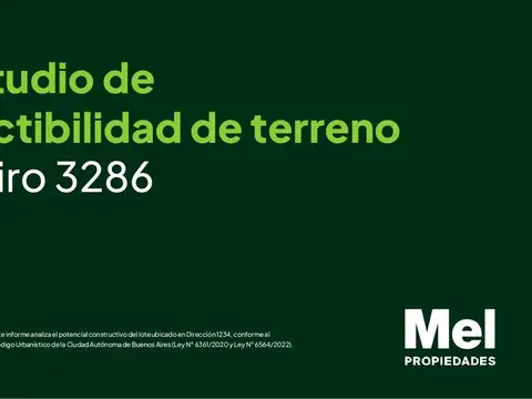 Terreno en Venta en Villa del Parque, USD 750.000