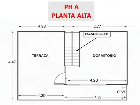 Depto Tipo Casa en Venta al Este
