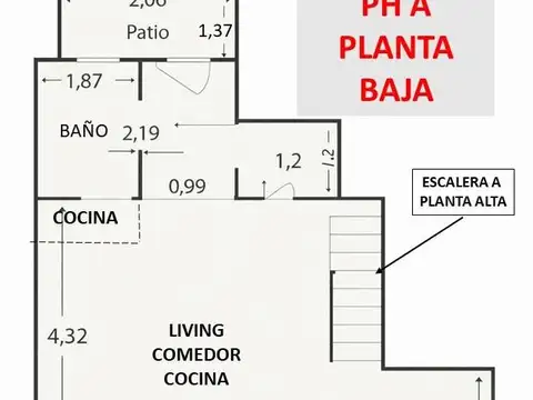 Depto Tipo Casa en Venta 30 años