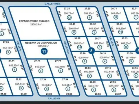 CALLE 10 ENTRE 404 BIS Y 406