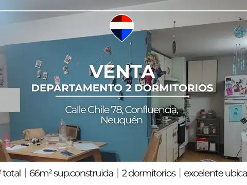 VENTA DEPARTAMENTO NQN, CALLE CHILE 78