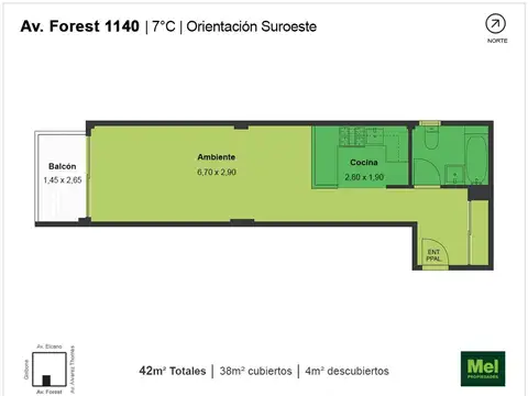 Avenida Forest 1100