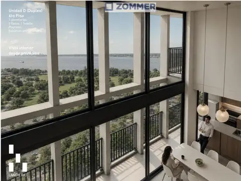 Departamento  2 dormitotorios y playrrom en venta en Vicente Lopez frente al río