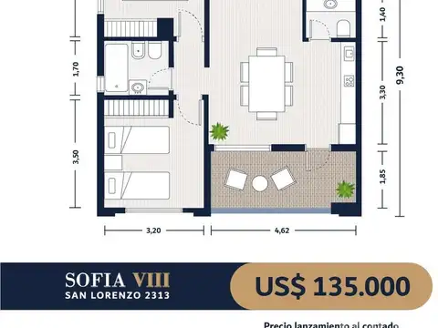 Departamento en Venta 1 año