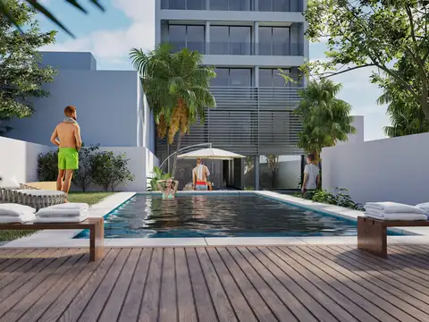 PREVENTA MONOAMBIENTE 4C LANTOWER LANUS AMENITIES
