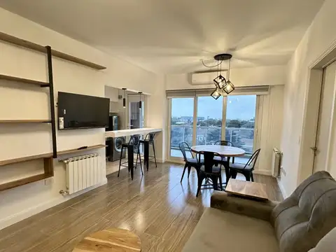 Espectacular 2 ambientes sobre Av. Libertador EQUIPADO.