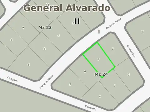 Terreno en venta - 730Mts2 - General Alvarado