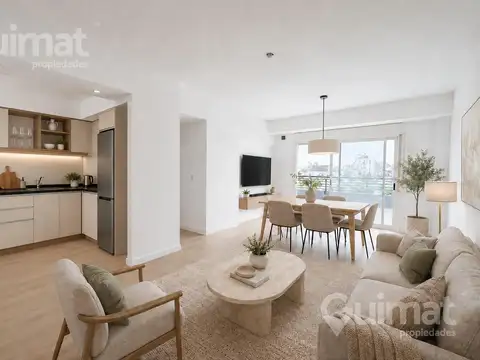 56m2 - Excelente 2 amb con gran balcon terraza - con terminaciones de categoría