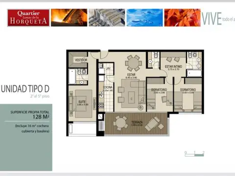 Departamento en Alquiler de 3 ambientes