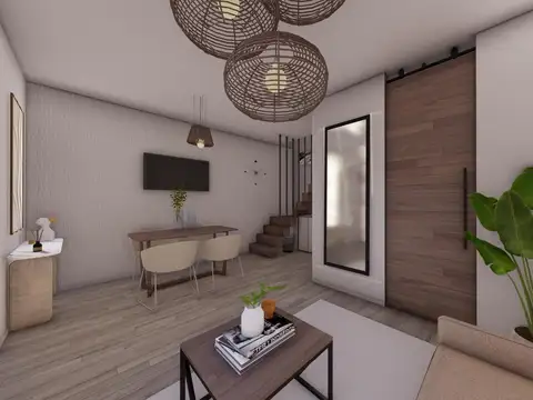 Depto Tipo Casa 2 ambientes con 1 baño