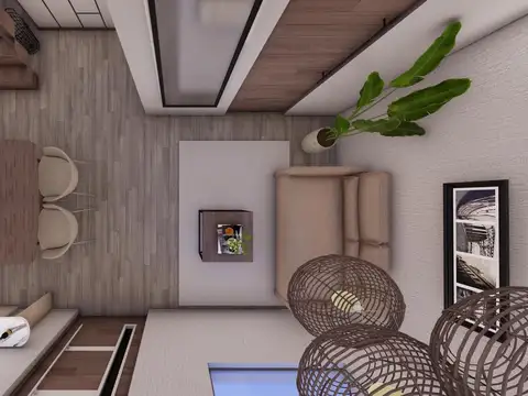 Depto Tipo Casa 2 ambientes con 1 baño