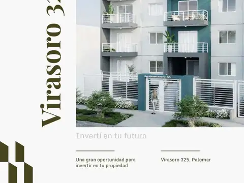 EN VENTA DEPARTAMENTOS NUEVOS DE 1, 2 Y 3 AMBIENTES; EMPRENDIMIENTO EN EL PALOMAR - FICHA 10081