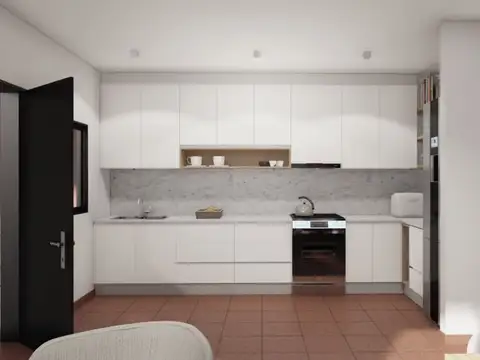 Depto Tipo Casa 3 ambientes con 2 baños