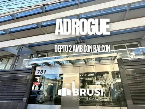 DEPARTAMENTO EN VENTA EN ADROGUE - 2 AMBIENTES - TIPO DUPLEX