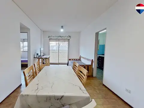Departamento 2 ambientes con 1 baño