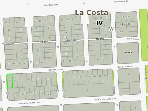 Lote en San Bernardo